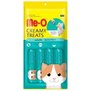 Meo Kurutulmuş Füme Ton Balıklı Krema Kedi Ödülü 4x15 gr