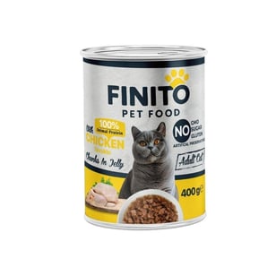 Finito Parça Etli Tavuklu Kedi Konservesi 400 G