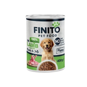 Finito Parça Etli Yavru Kuzulu Köpek Konservesi 400 G