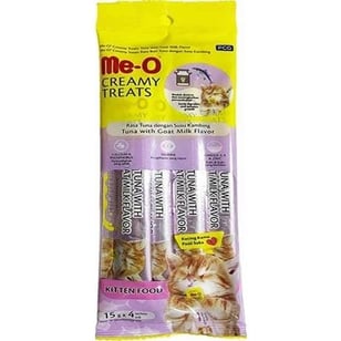 Meo Yavru Kedi Krema Ton Balıklı ve Keçi Sütlü Kedi Ödülü 4x15 gr