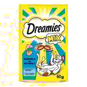 Dreamies Somonlu Peynirli Kedi Ödülü 60 Gr