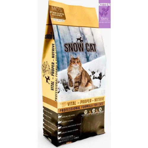 Snow Cat Yüksek Protein Yavru Kedi Maması 15 kg