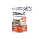 Snow Cat Premium Parça Etli Sığırlı Kedi Konservesi 12 Adet*400 G