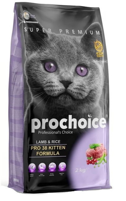 Pro Choice Pro 38 Kuzulu Ve Pirinçli Yavru Kedi Maması 15 Kg