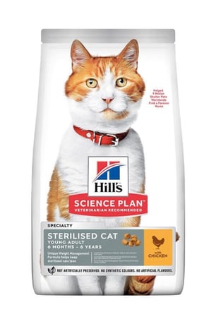 Hills Young Sterilised Tavuklu Kısırlaştırılmış Kedi Maması 1.5 Kg