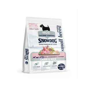 Snow Dog Plus Düşük Tahıllı Mini Yavru Kuzu Etli Köpek Maması 1,5 Kg