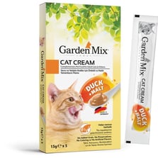 Garden Mix Kedi Kreması Ördek+Malt 5*15g