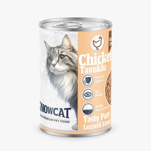 Snow Cat Premium Kıyılmış Tavuk Etli Kedi Konservesi 400 G