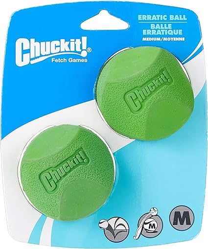 Chuckit! Erratic Ball Dayanıklı Doğal Kauçuk Köpek Oyun Topu 2'li Small 5,1cm