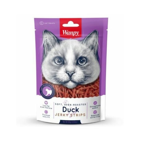 Wanpy Ördek Fileto Yumuşak Kedi Ödülü 80gr