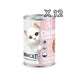Snow Cat Premium Kıyılmış Tavuk Etli Yavru Kedi Konservesi 12 Adet*400 G