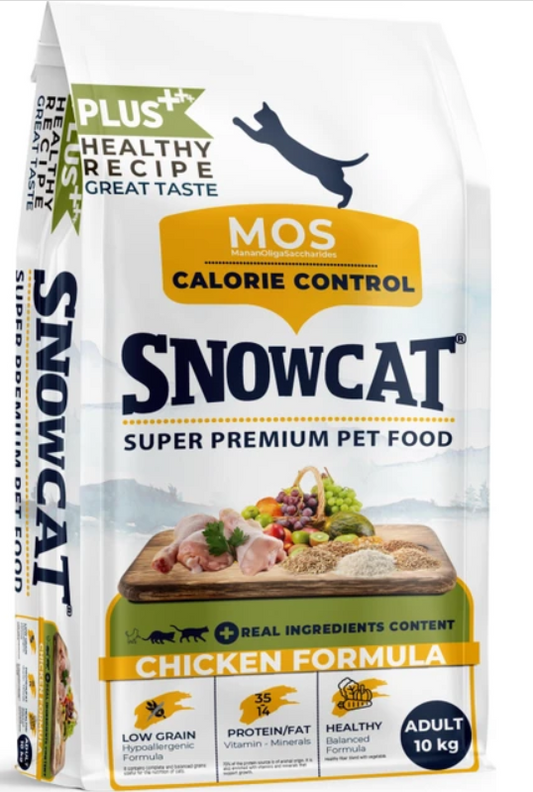 Snow Cat Plus Düşük Tahıllı Yetişkin Tavuklu Kedi Maması 10 kg