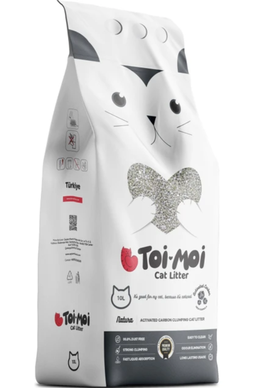 TOİ-MOİ ACTİVE CARBON KEDİ KUMU 10 L