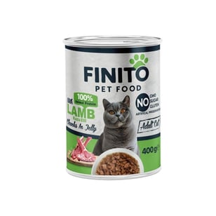 Finito Parça Etli Kuzulu Kedi Konservesi 400 G