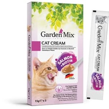 Garden Mix Kedi Kreması Somon+Biotin 5*15g