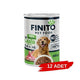 Finito Parça Etli Kuzulu Köpek Konservesi 400 G x 12 Adet