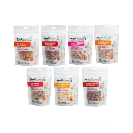 Warf Naturals Freeze Dried Köpek Ödülü 7'li Mix Paket