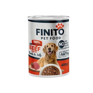 Finito Parça Etli Sığırlı Köpek Konservesi 400 G