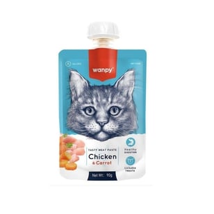 Wanpy Tavuklu ve Havuçlu Sıvı Kedi Ödülü 90 Gr