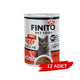 Finito Parça Etli Sığırlı Kedi Konservesi 400 G x 12 Adet